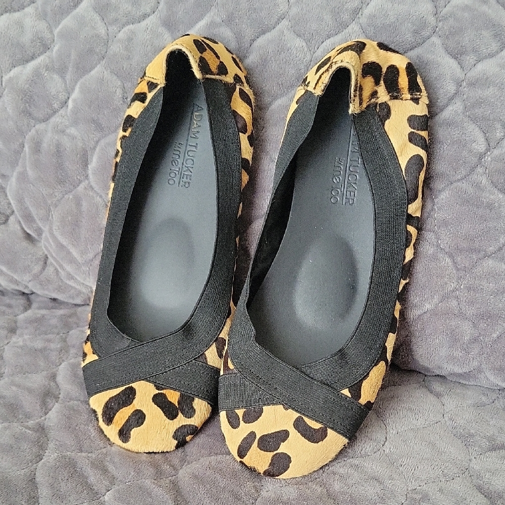 Adam Tucker Animal Print Women's Flats